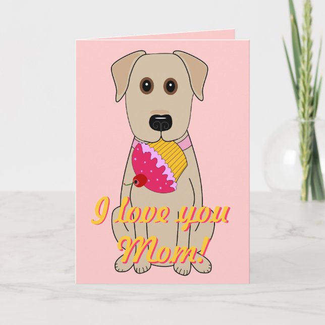 I love you Mum! Card (Front)