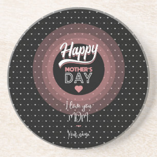 I love you mum coaster