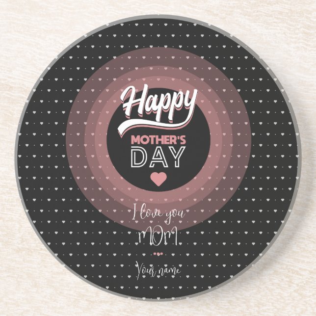 I love you mum coaster (Front)
