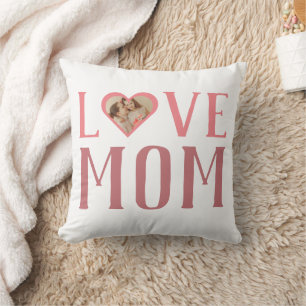 I Love You Mum   Cute 1 Photo Happy Mothers Day  Cushion