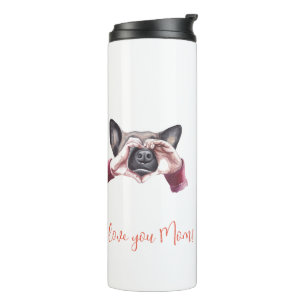 "I Love you Mum!" Dog Mum Thermal Tumbler