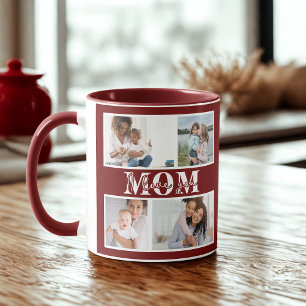 I Love You Mum Four Photo Collage Mug