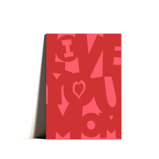 I Love You Mum Happy Mothers Day Humour  Holiday Card