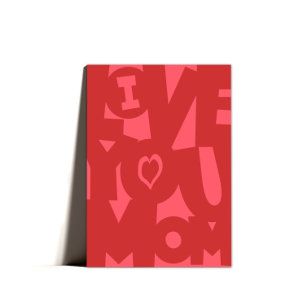 I Love You Mum Happy Mothers Day Humour Holiday Card