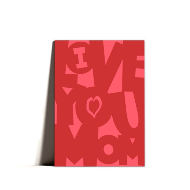 I Love You Mum Happy Mothers Day Humour  Holiday Card (Creator Uploaded)