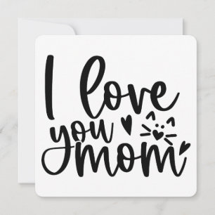 I Love You, Mum Holiday Card