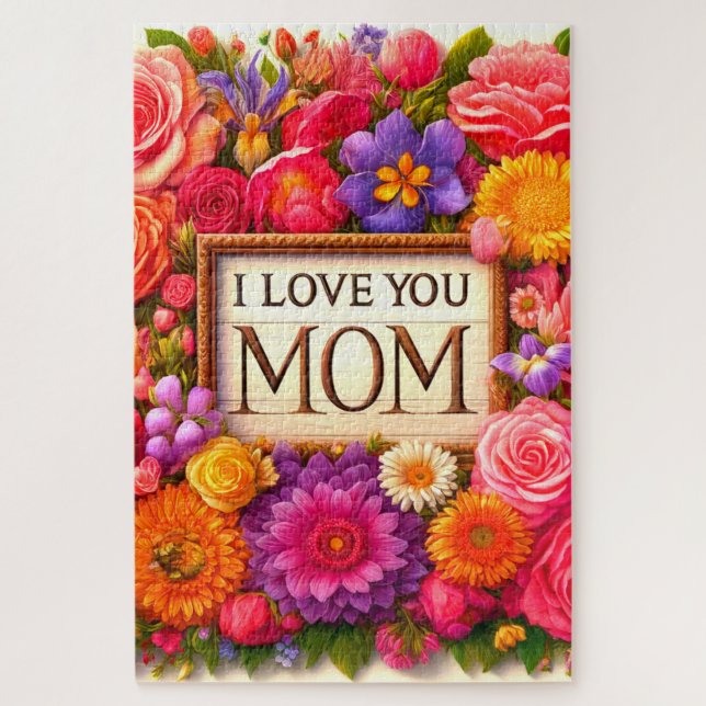 I Love You Mum Jigsaw Puzzle (Vertical)