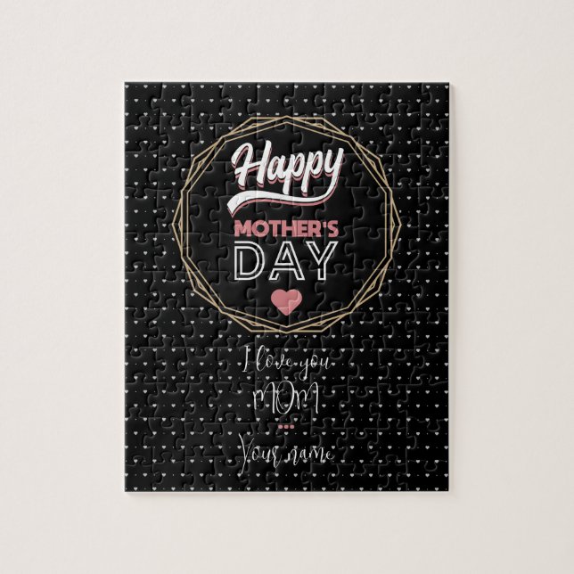 I love you mum jigsaw puzzle (Vertical)