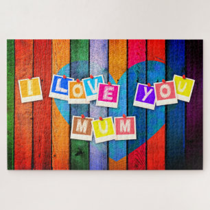 I Love You Mum Jigsaw Puzzle Happy Mother's Day