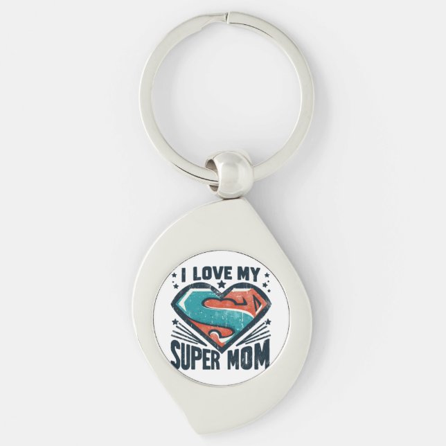  I Love You Mum Key Ring (Front)