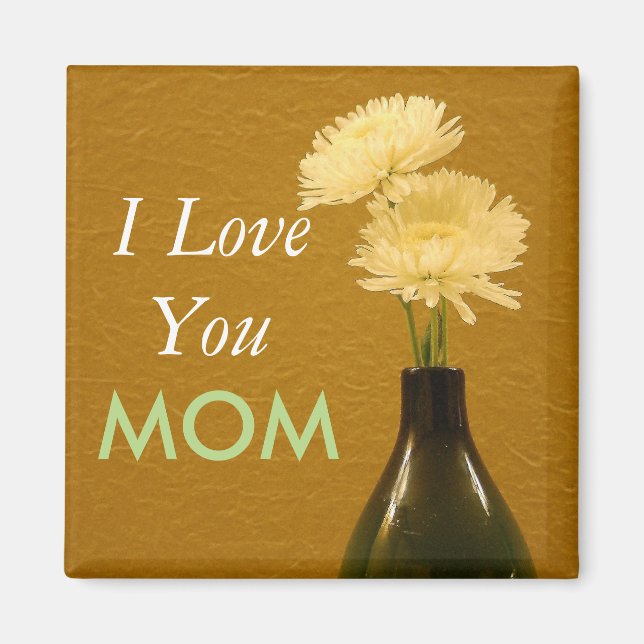 I Love You Mum Magnet (Front)