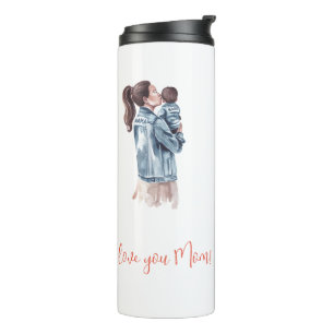 "I Love you Mum!" Mother & Child  Thermal Tumbler