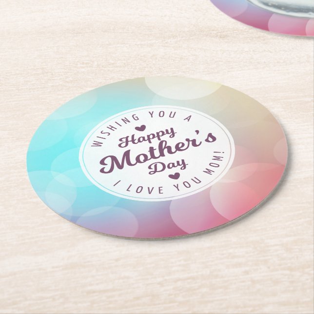 I Love You Mum Mother's Day | Coaster (Angled)