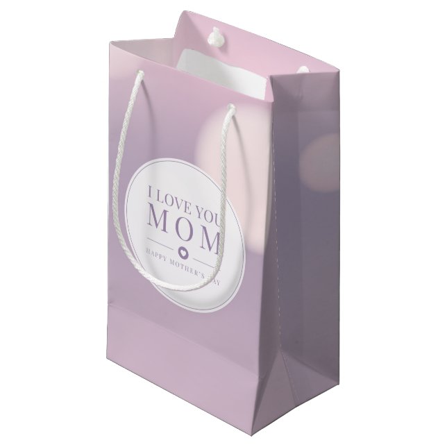 I Love You Mum Mother's Day | Gift Bag (Front Angled)