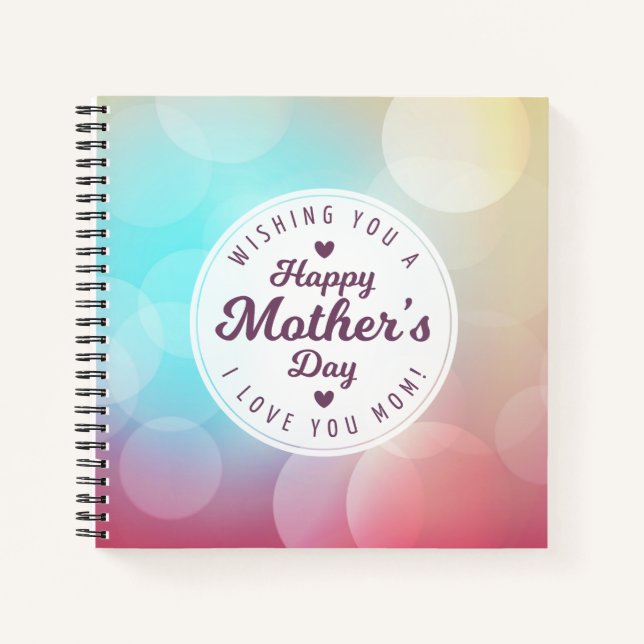 I Love You Mum Mother's Day | Notebook (Front)