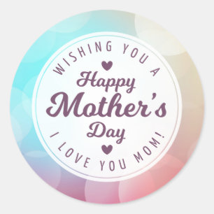 I Love You Mum Mother's Day Sticker