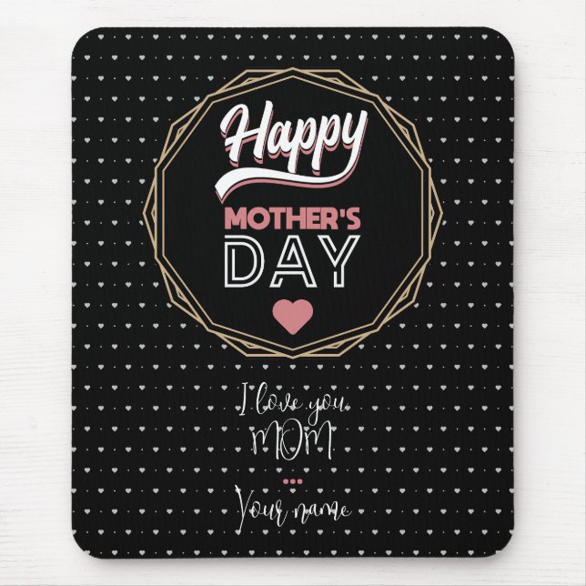 I love you mum mouse mat (Front)
