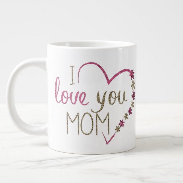 I love you mum mug (Left)