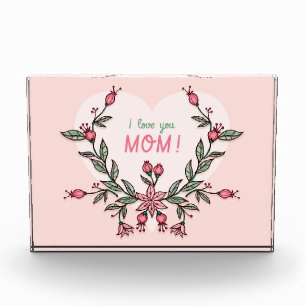 I Love You Mum Photo Block
