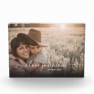 I Love You Mum  Photo Block