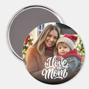 I Love You Mum Photo Keepsake Magnet