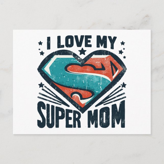  I Love You Mum Postcard (Front)