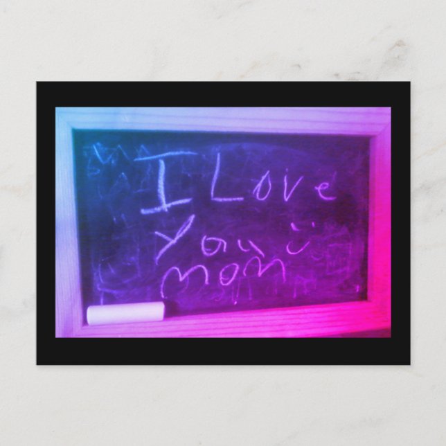 I Love You Mum Postcard (Front)