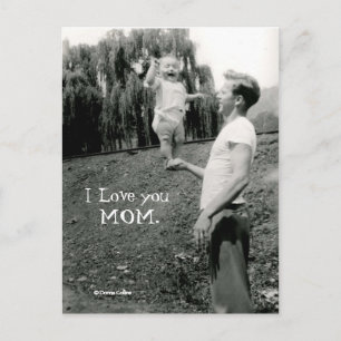 I love you Mum Postcard