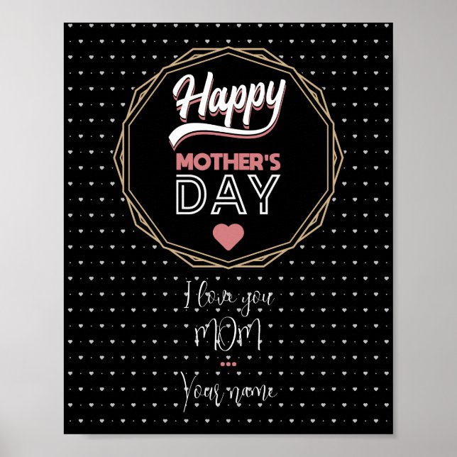 I love you mum poster (Front)