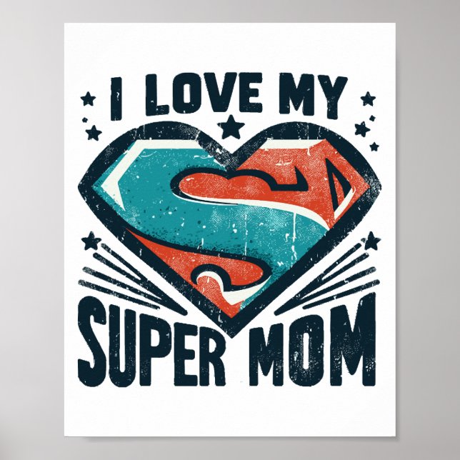  I Love You Mum Poster (Front)