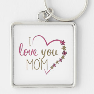 i love you mum T-Shirt Key Ring
