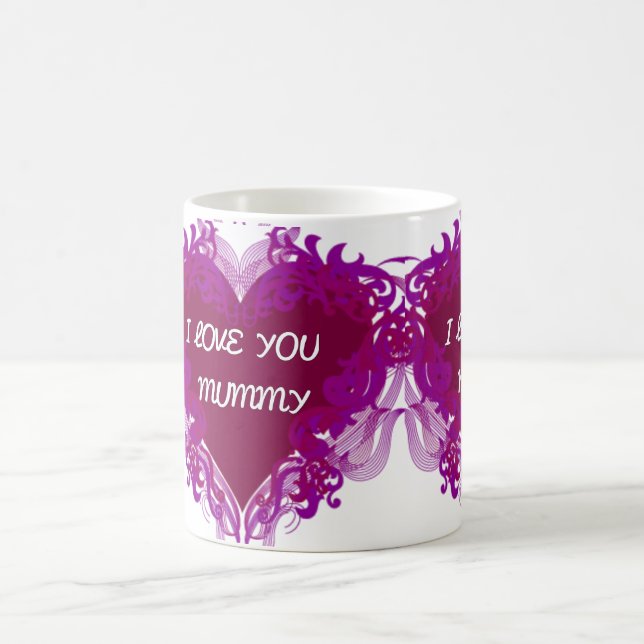 I LOVE YOU MUMMY GIFT ROMANTIC MUG (Center)