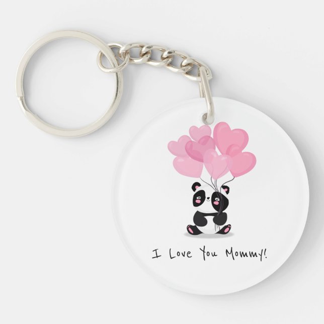 I Love You Mummy Mother's Day | Keychain (Front)