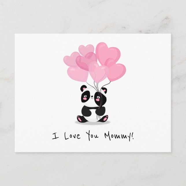 I Love You Mummy Mother's Day | Postcard (Front)