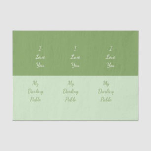 I Love You My Darling Tissue Paper