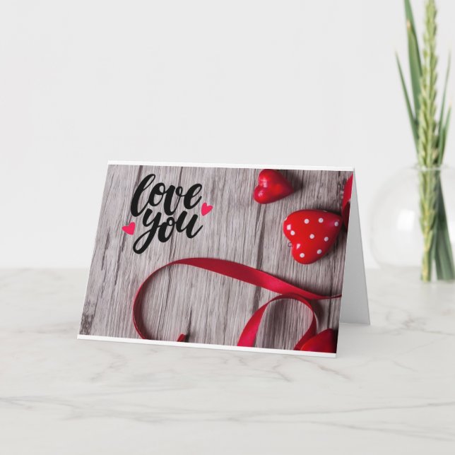 ****I LOVE YOU MY VALENTINE**** CARD (Front)