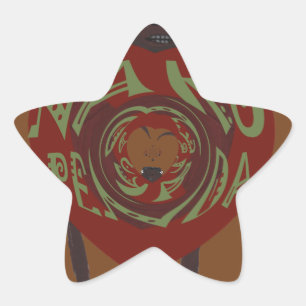 I love You! Nakupenda Sana Star Sticker