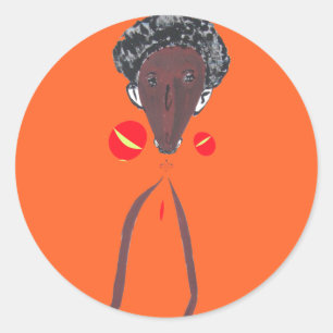 I love you Nakupenda Swahili Classic Round Sticker