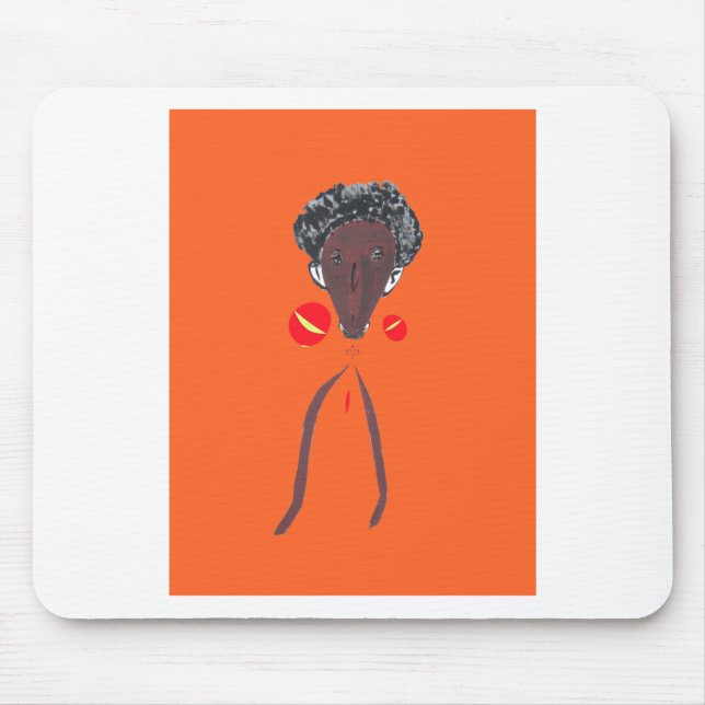 I love you Nakupenda Swahili Mouse Mat (Front)