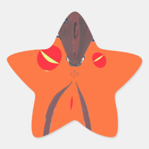 I love you Nakupenda Swahili Star Sticker