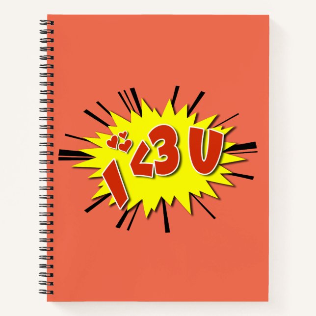 I love you notebook (Front)