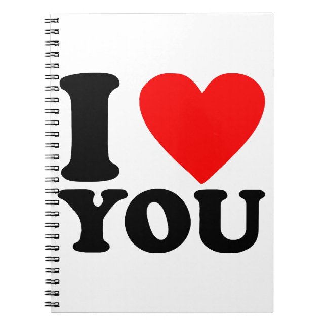 I Love You Notebook (Front)