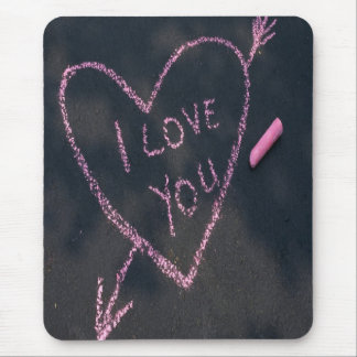 I love you, on a mouse pad