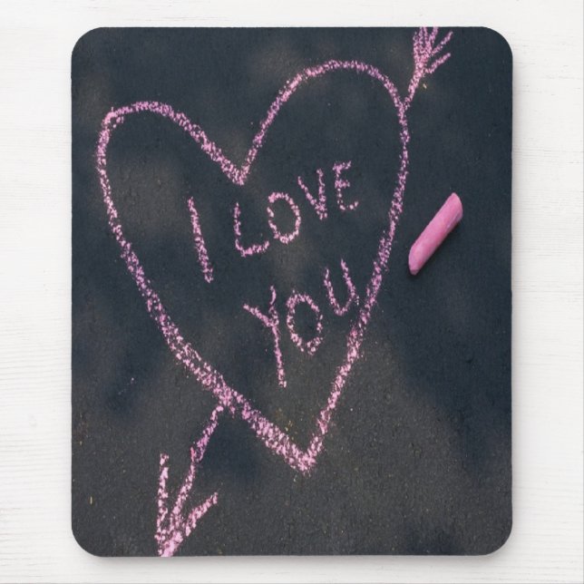 I love you, on a mouse pad (Front)