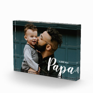 I Love You Papa Custom Photo