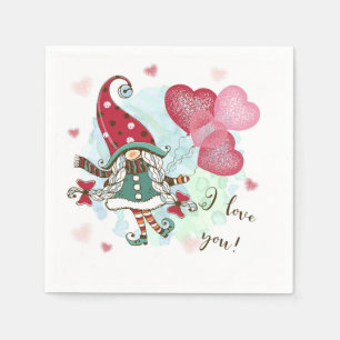 I love you Paper Napkin