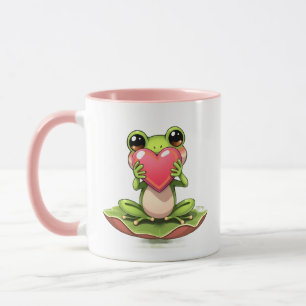 I Love You   Personalised Chibi Toad Mug