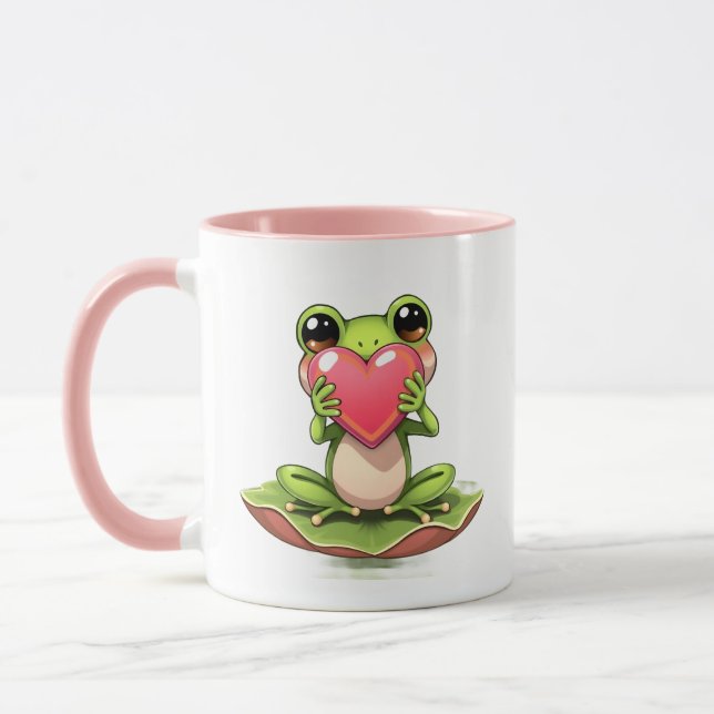 I Love You | Personalised Chibi Toad Mug (Left)