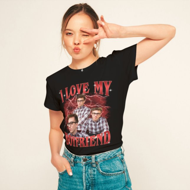I Love You Personalised Custom Bootleg Couple Gift T-Shirt (Creator Uploaded)