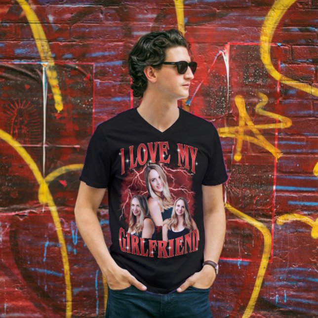 I Love You Personalised Custom Bootleg Couple Gift T-Shirt (Creator Uploaded)